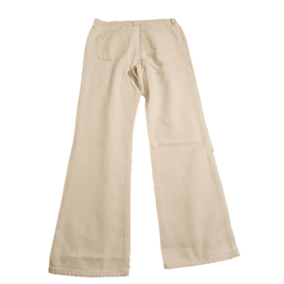 J. Crew Wide-leg denim trouser in‎ white size 32 - Picture 8 of 14